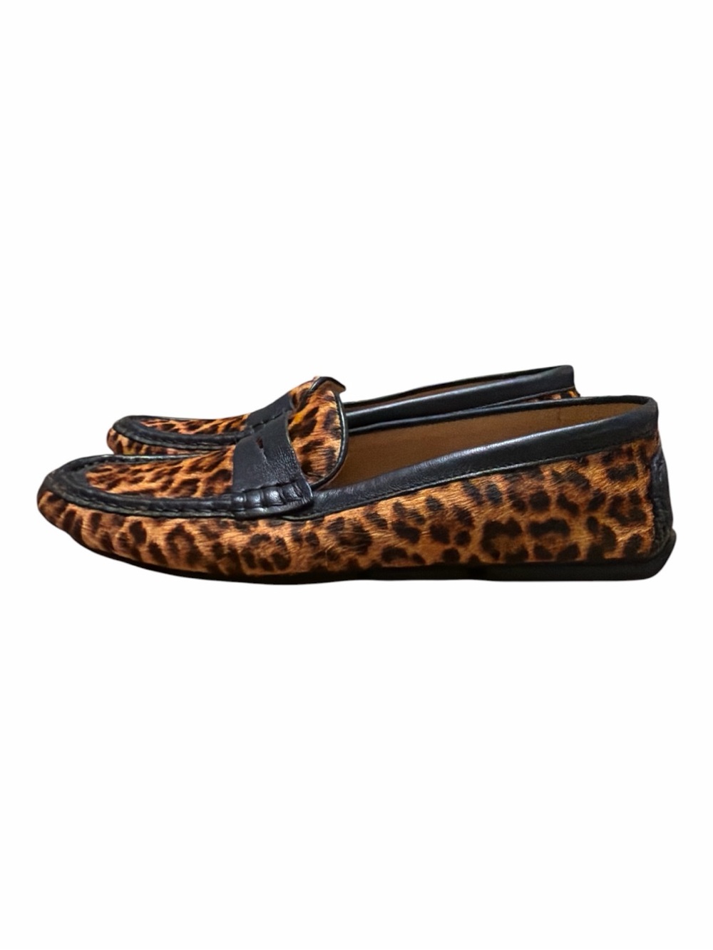 Mob Wife Leopard Calf Hair Penny Loafers FLAG Ltd
8.5M Leather Brazil NWOB